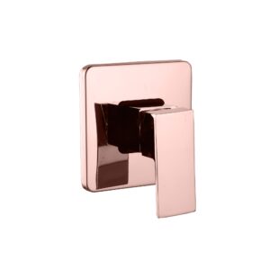 monocontrol ducha cuadrado rose gold